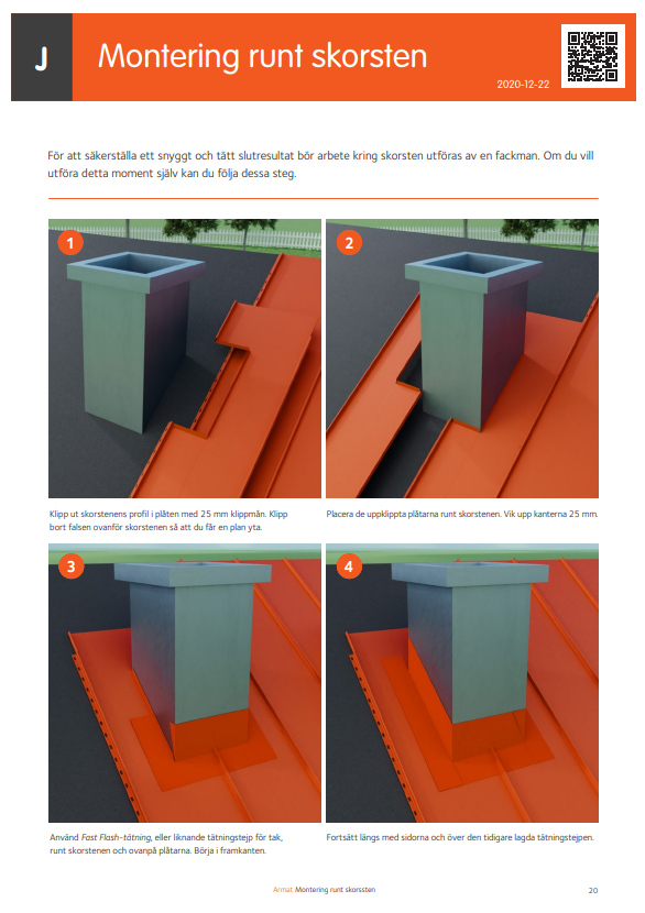 sealing around chimney doc
