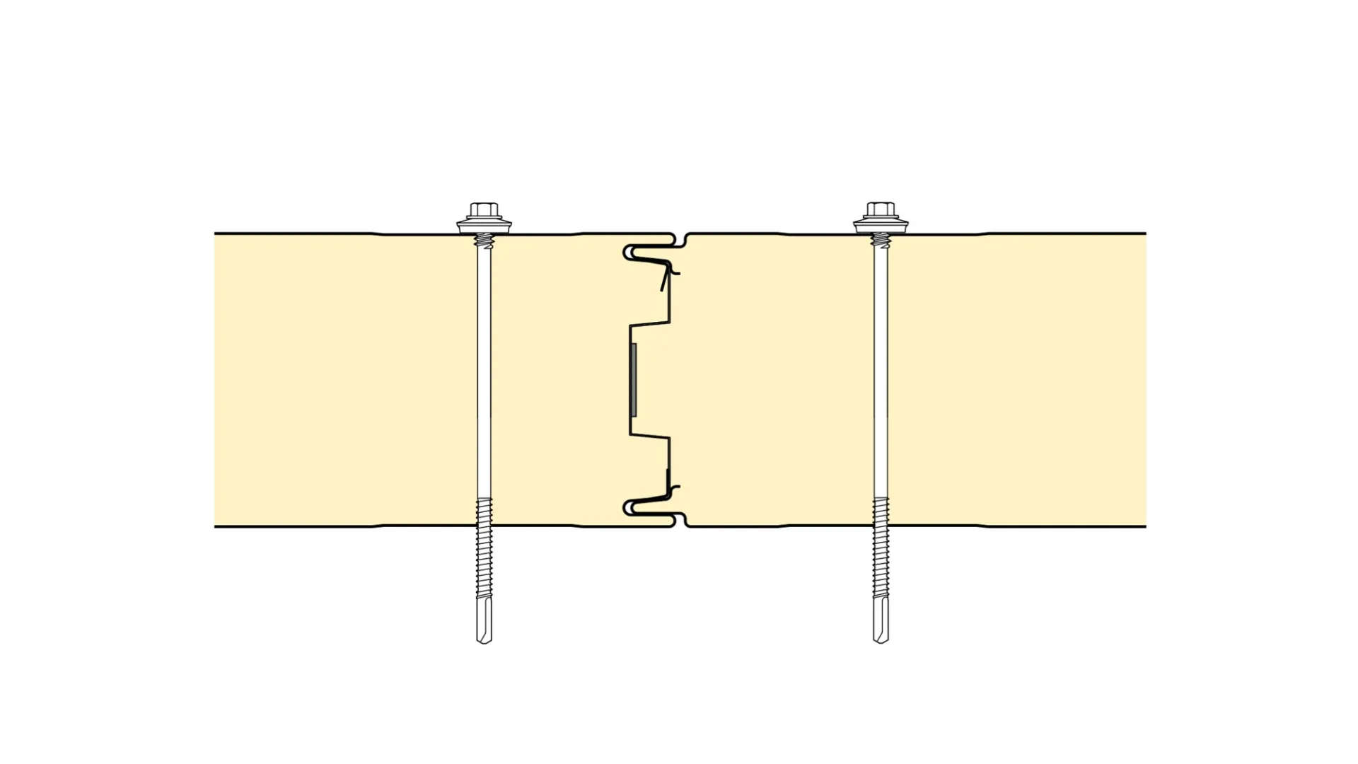 Frigotherm Deck panel joint - 2D